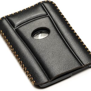 Vitodeco Leather Keyless SMARTACCESS Key Card Case Compatible with Lexus LX570, Lexus LS460, Lexus ES, Lexus LX600 2016 - 2023 (Card, Black)